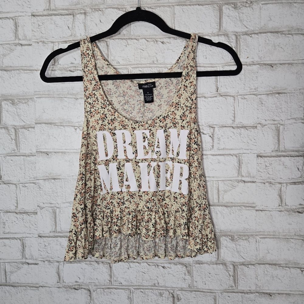 "Dream Maker" floral tank